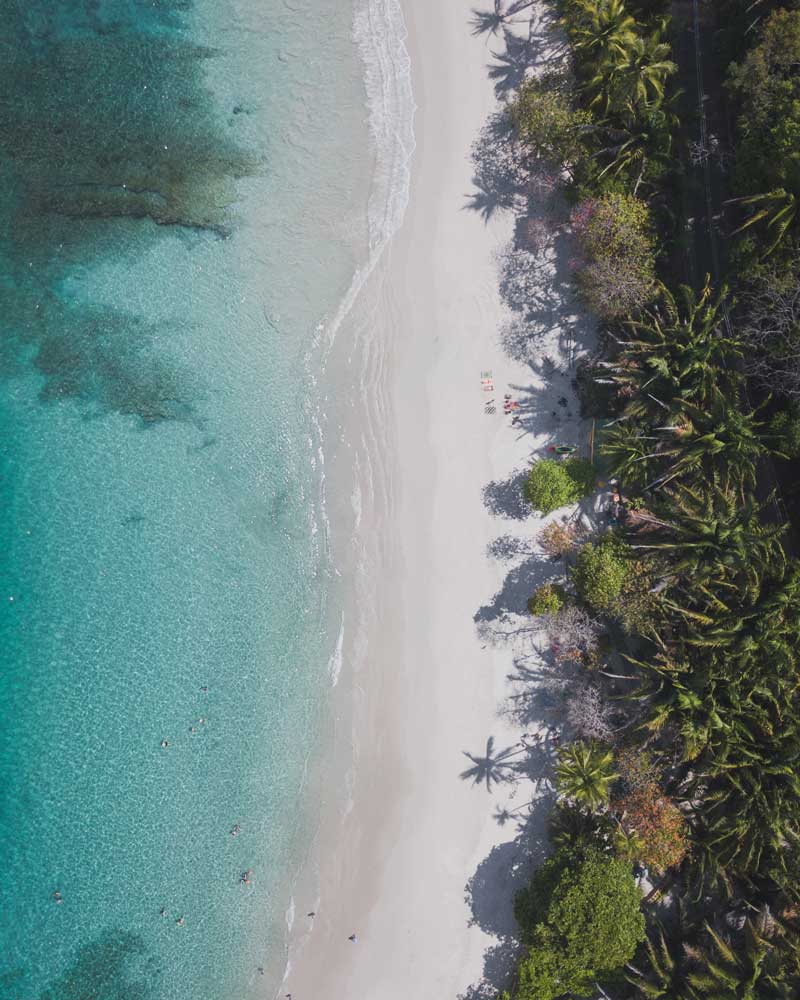 Pacific coast beach location manager Costa Rica
